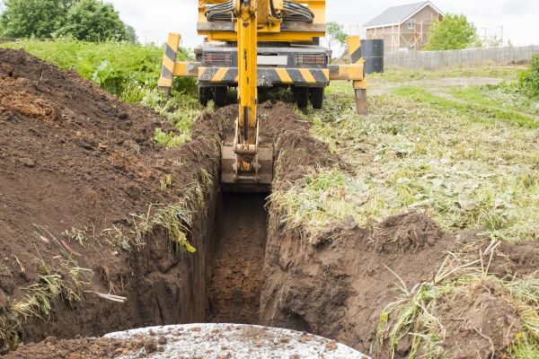 Drainage Trench Installation in Boston