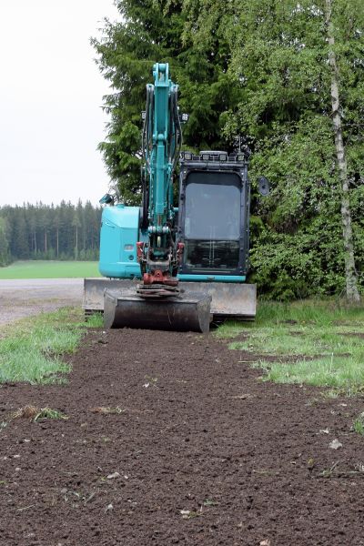 Backhoe Grading in Boston