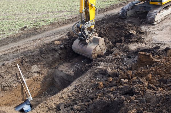 Backhoe Trenching in Boston