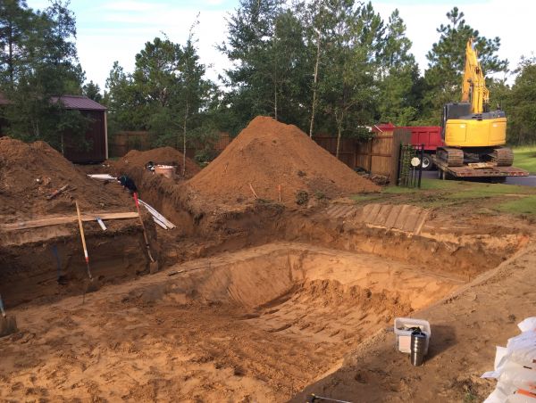 Pool Site Excavation in Boston